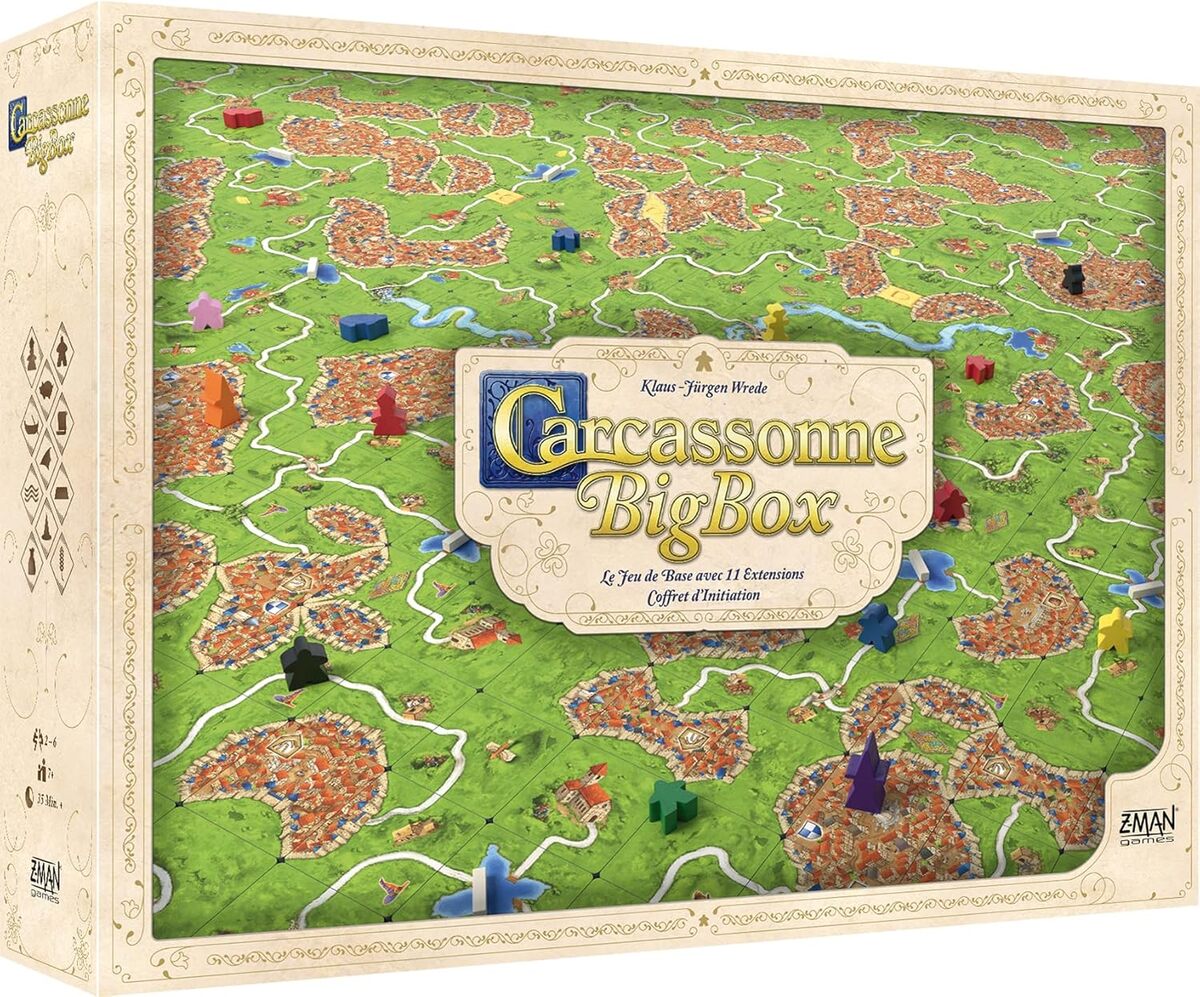 Avis sur le jeu de société Carcassonne Big Box : immersion et stratégie