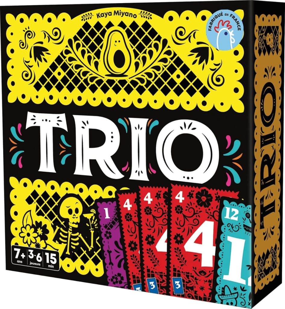 Test du jeu de cartes Trio d'Asmodee : l'as d'or 2024