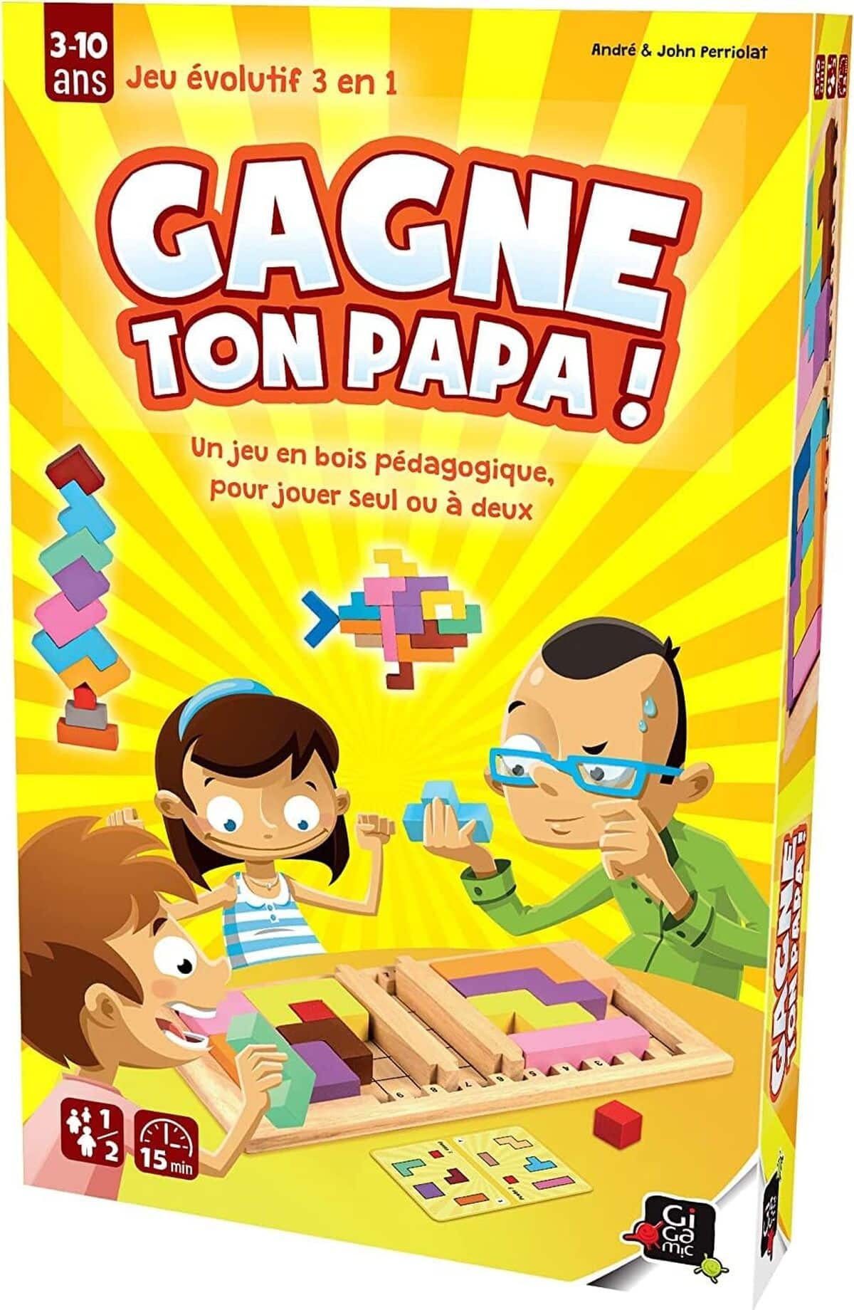 Test du jeu de réflexion Gigamic Gagne Ton Papa