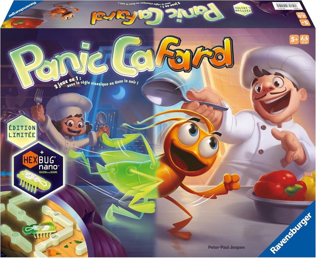 Test : ravensburger Panic Cafard 10ème anniversaire phosphorescent !