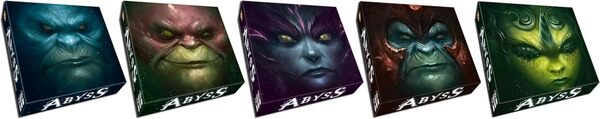 Asmodee - ABYSS Jeu de Base - Jeu de Société d’Aventure et de Stratégie Sous-Marine - Pour Adultes et Ado dès 14 ans - 2 à 4 Joueurs - 45 min - Extension Kraken et Léviathan Disponibles - Bombyx