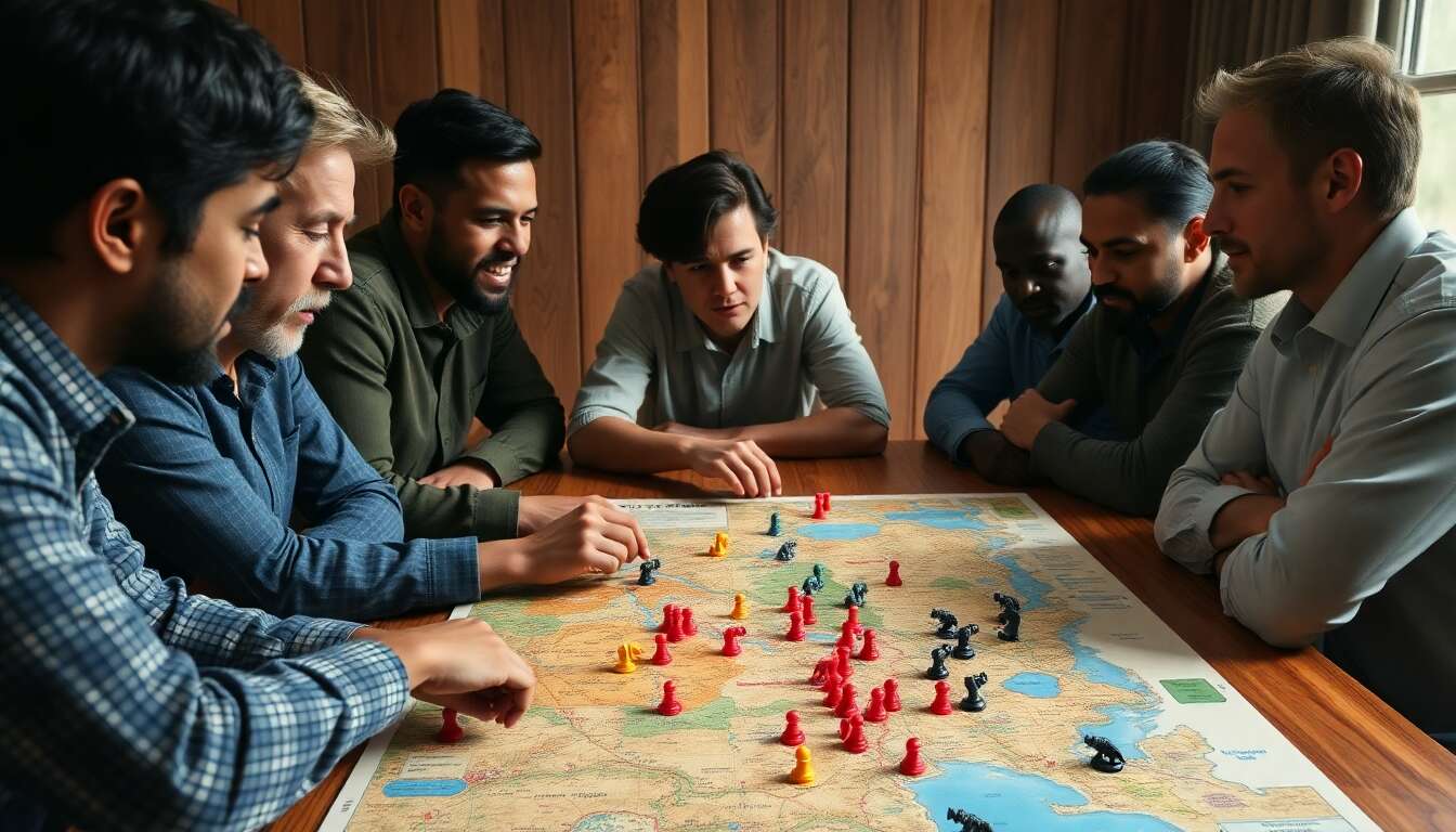 Analyse des mécaniques du jeu Risk et de ses variantes