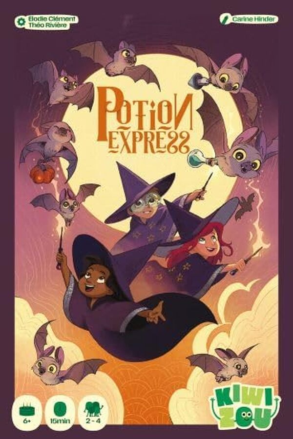 Blackrock Games Potion Express - Jeu de Cartes - Malin et Rapide - dès 6 Ans - idéal en Famille et avec des Enfants - règles Simples - 2 à 4 Joueurs - réflexion et mémoire - Kiwizou