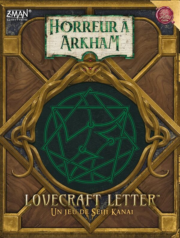 Asmodee - Horreur A Arkham - Lovecraft Letter – Jeu de Cartes basé sur Love Letter, Jeu de stratégie de déduction pour Enfants et Adultes, 14 Ans et Plus, Version française, Z-Man Games