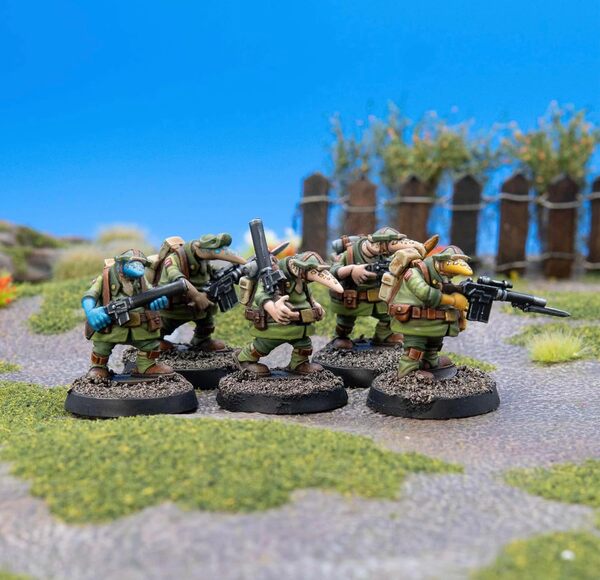 Wargames Atlantic, This Quar's War, Quar Crusader Infantry, Miniatures en plastique dur de 28 mm