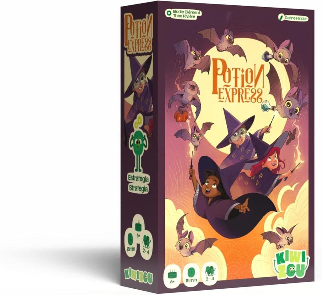 Test : blackrock Games Potion Express, le jeu de cartes familial malin et rapide