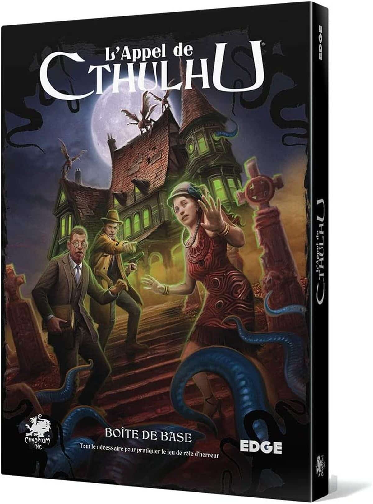 Test de la boîte de base du jeu de rôle L'Appel de Cthulhu d'Edge