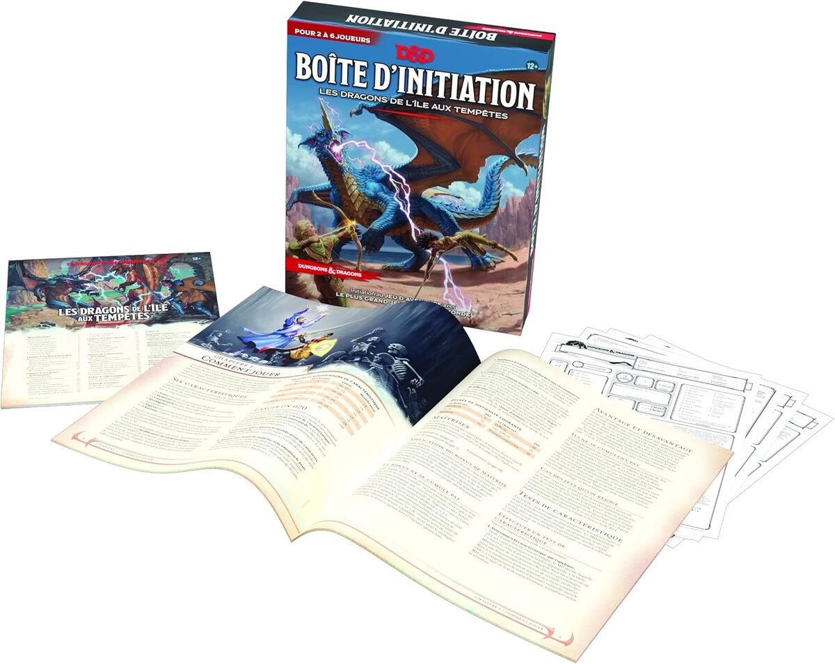 Test de la boîte d’initiation Dragons de l’Île aux Tempêtes de Dungeons & Dragons
