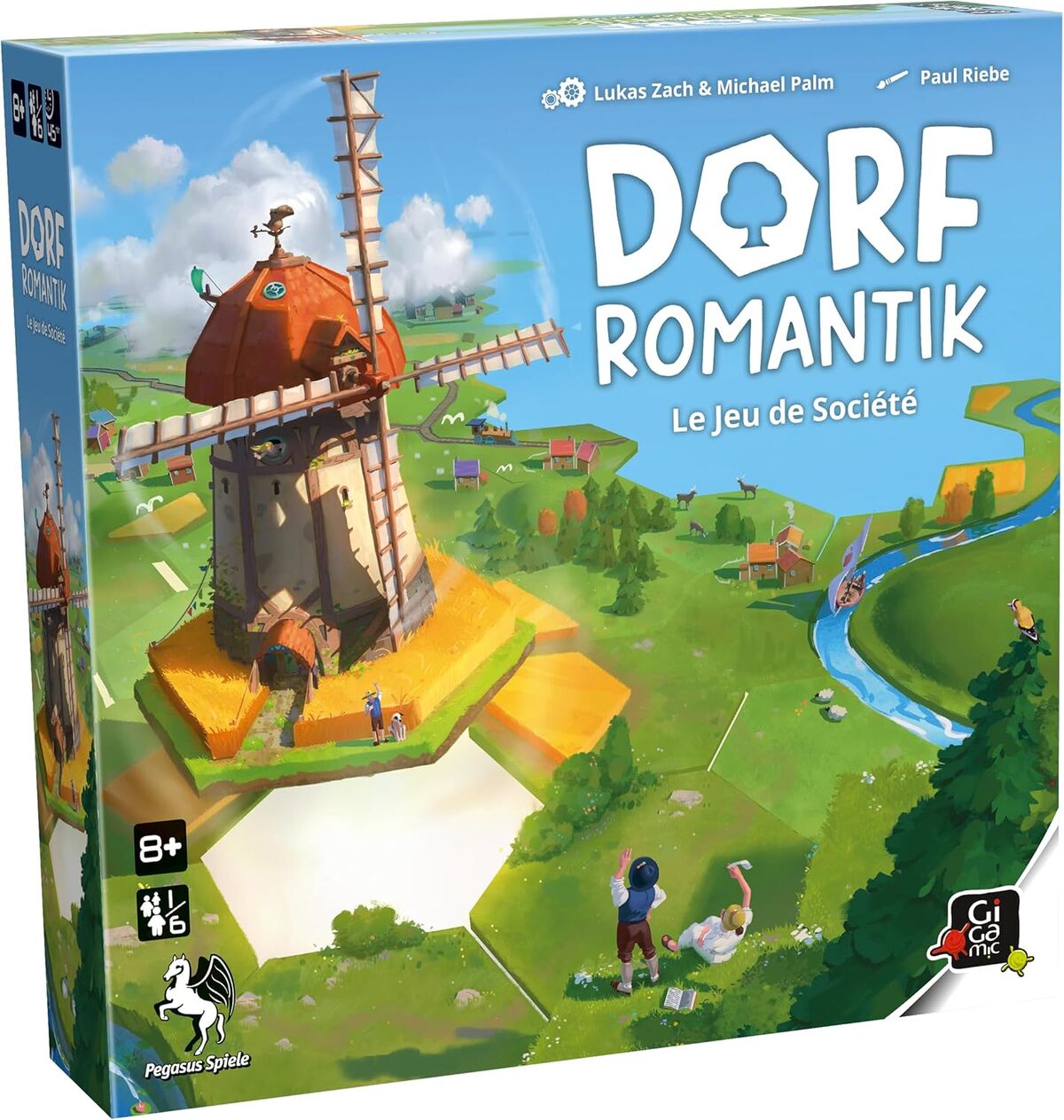Test du jeu coopératif Gigamic Dorfromantik : de 1 à 6 joueurs, à partir de 8 ans