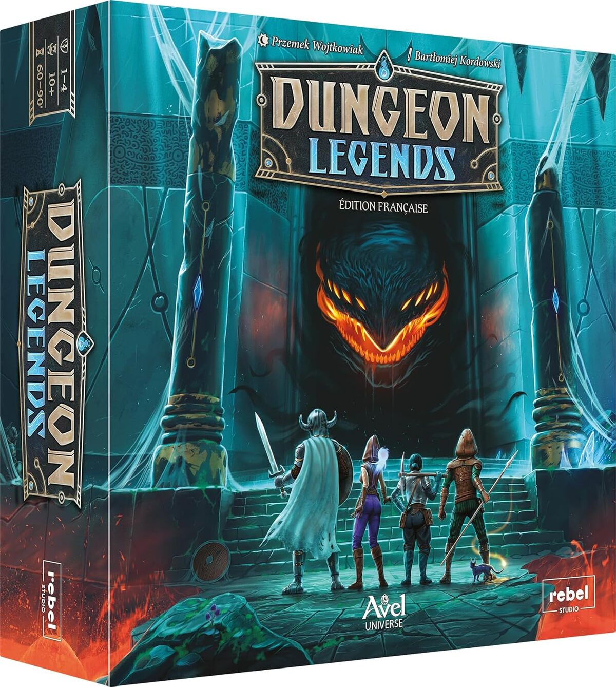 Test : dungeon legends d'Asmodee - jeu d'aventure captivant