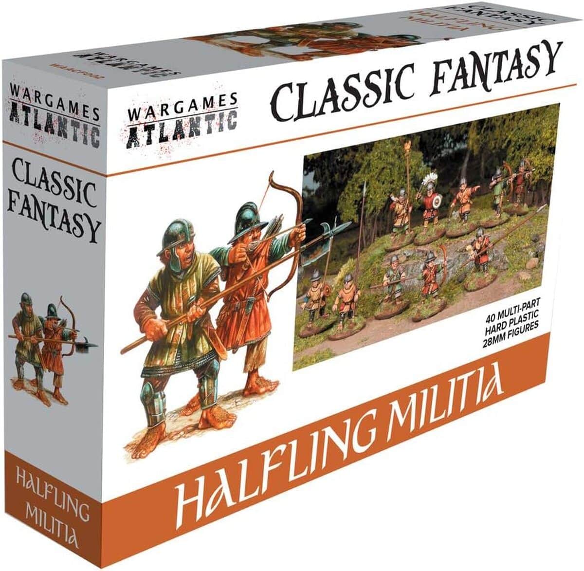 Test : figurines Wargames Atlantic Classic Fantasy Halfling Militia