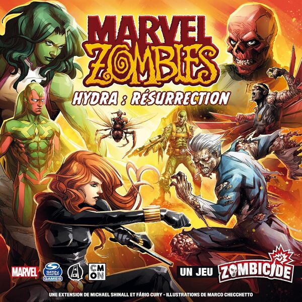 Asmodee - Cmon - Marvel Zombies Extension : Hydra Résurrection - Un Jeu Zombicide - Jeux de Société - Jeux de Figurines - Jeux Coopératif pour Adultes et Enfants dès 14 Ans - Version française