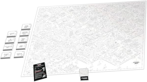 MICRO MACRO : Crime City - Jeu de société - Jeu d'enquêtes - Pour toute la famille - 10 ans et plus - 1 à 4 joueurs - Version française - observation et déduction - As d'or 2021 (jeu de l’année)