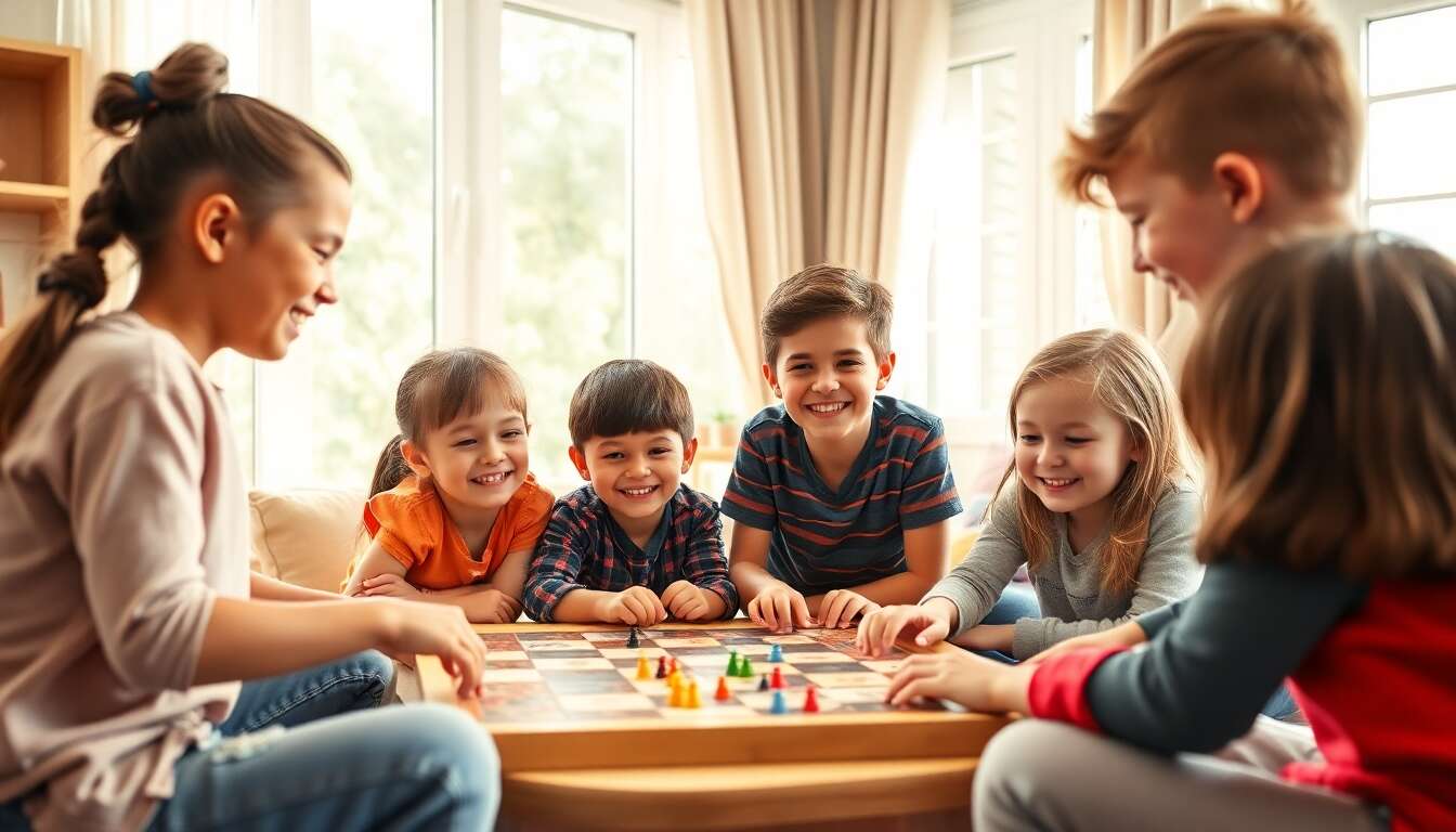 Avantages des jeux coopératifs pour enfants