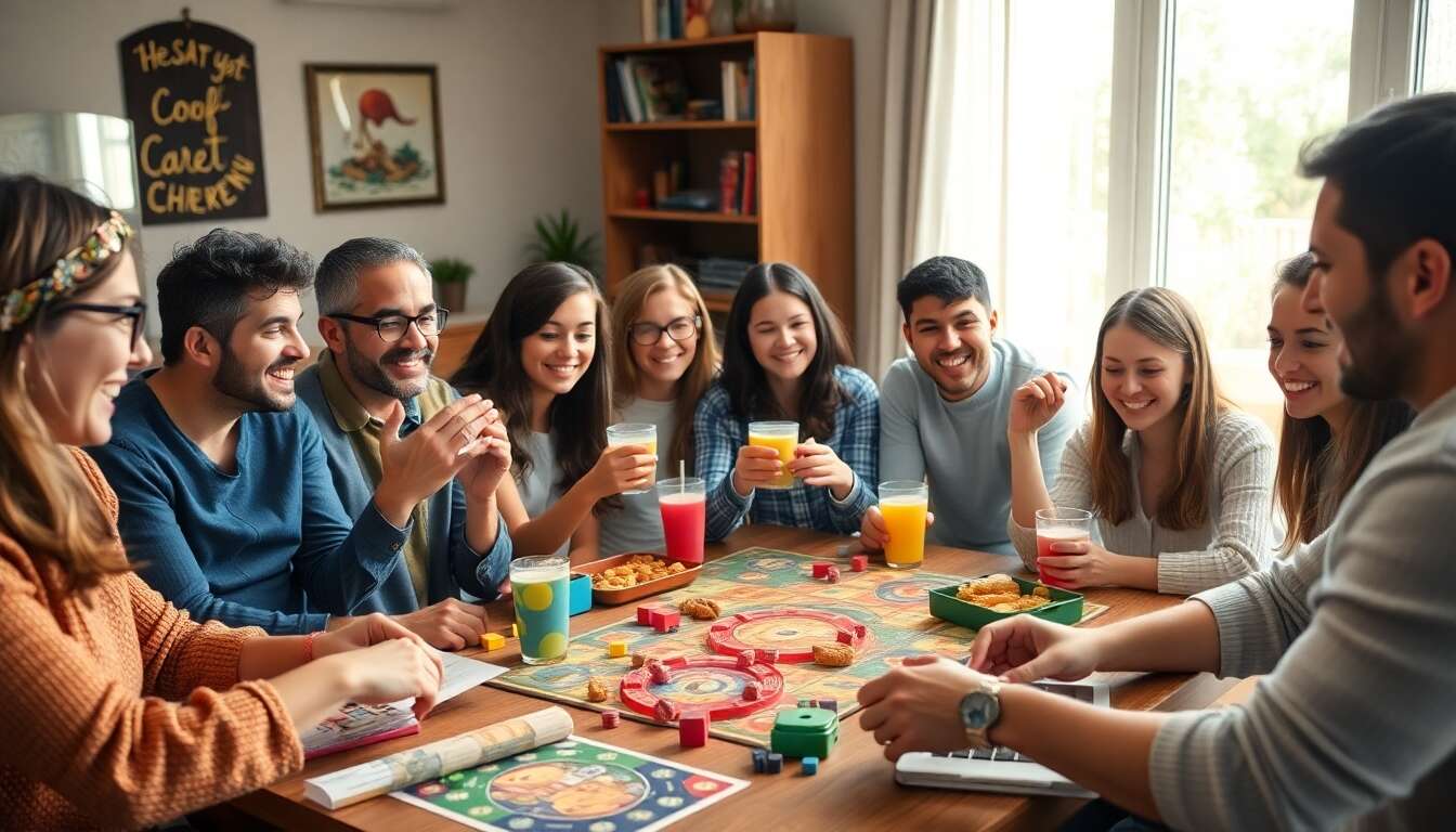 Top des jeux d'ambiance pour adultes et adolescents