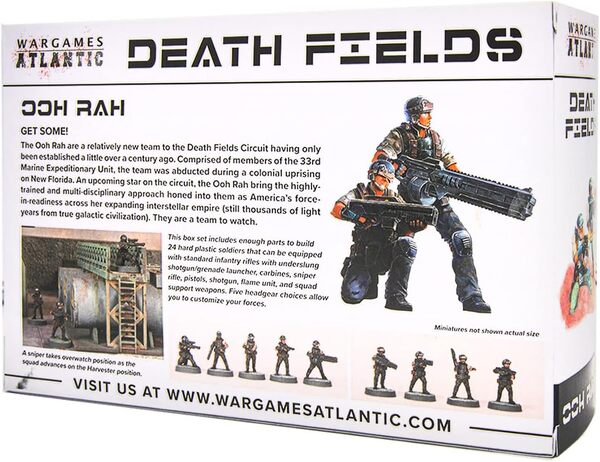 Wargames Atlantic Death Fields: Ooh Rah(24 Multi Part Hard Plastic 28mm Figures)