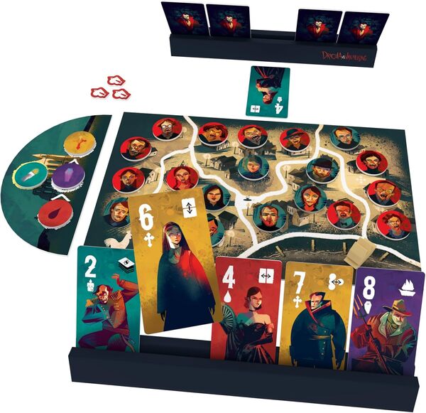 Dracula VS Helsing - Jeu de société - Jeu Deux Joueurs - affrontement en Duo - 10 Ans et Plus - Duel stratégique et Tactique Games