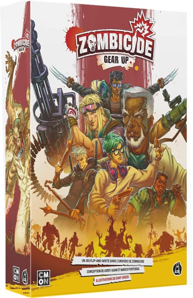 Test : asmodee Cmon Zombicide Gear Up, jeu de société coopératif