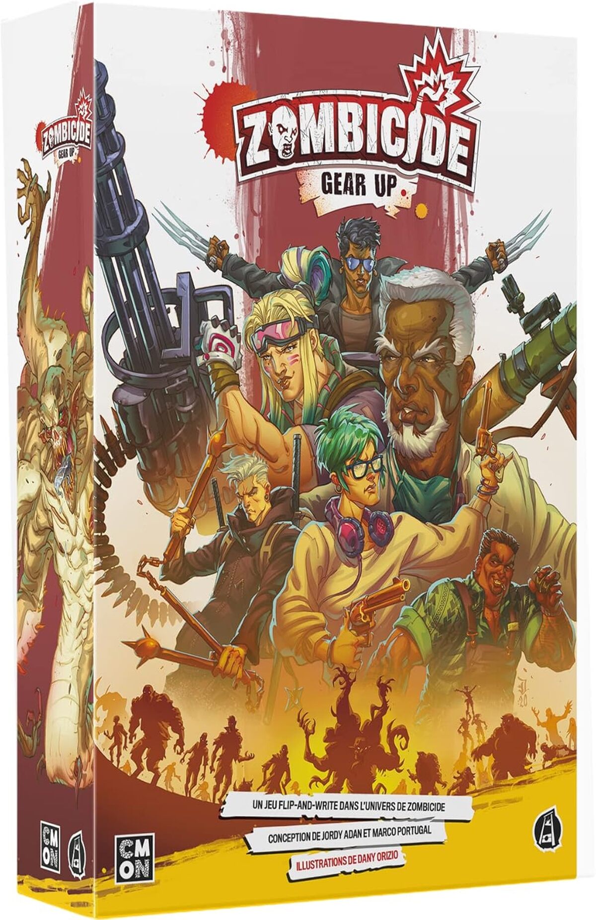 Test : asmodee Cmon Zombicide Gear Up, jeu de société coopératif