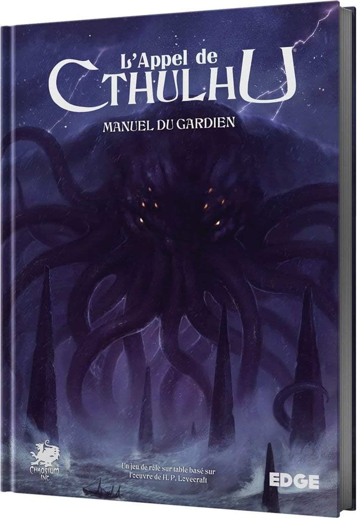Test : asmodee l'appel de Cthulhu - Manuel du Gardien