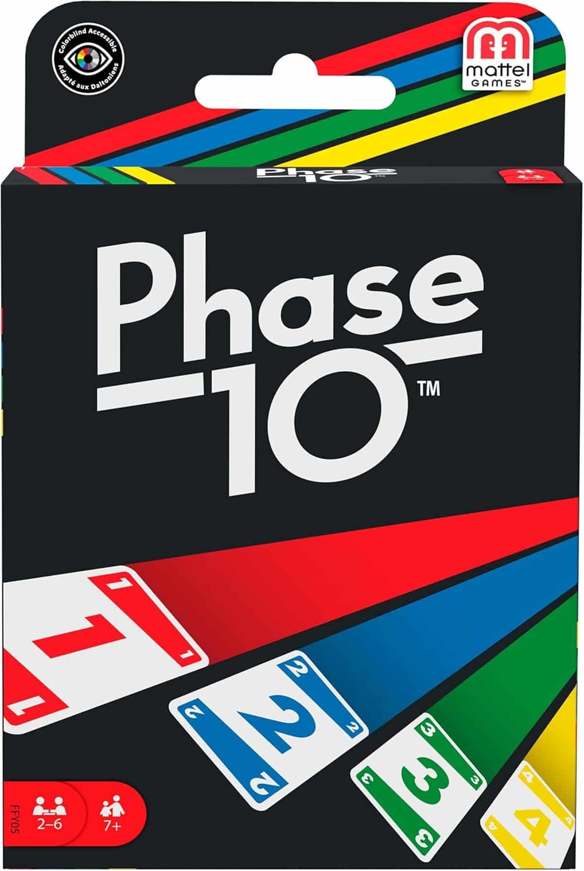 Test du jeu de cartes Mattel Games Phase 10 : stratégie et amusement en famille