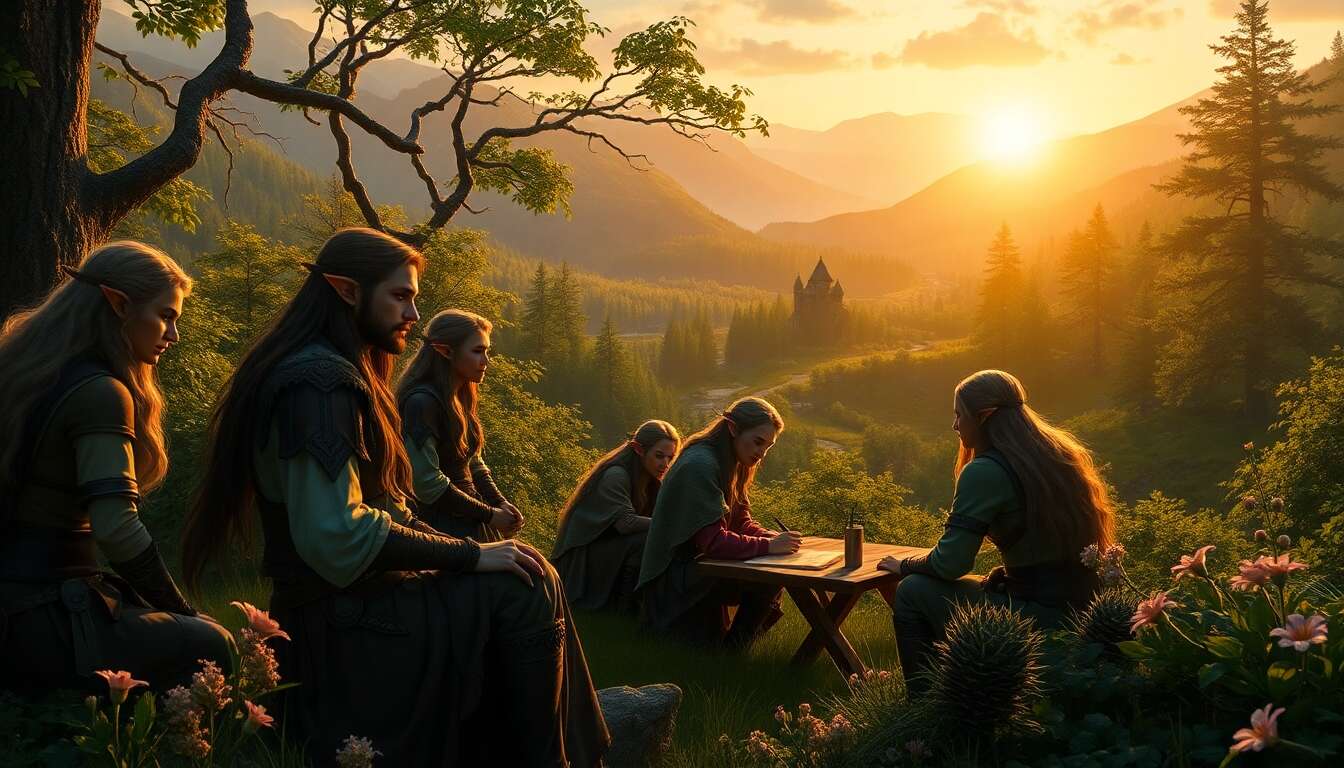 Test du jeu de rôle : elfes - initiation dans les terres d'Arran