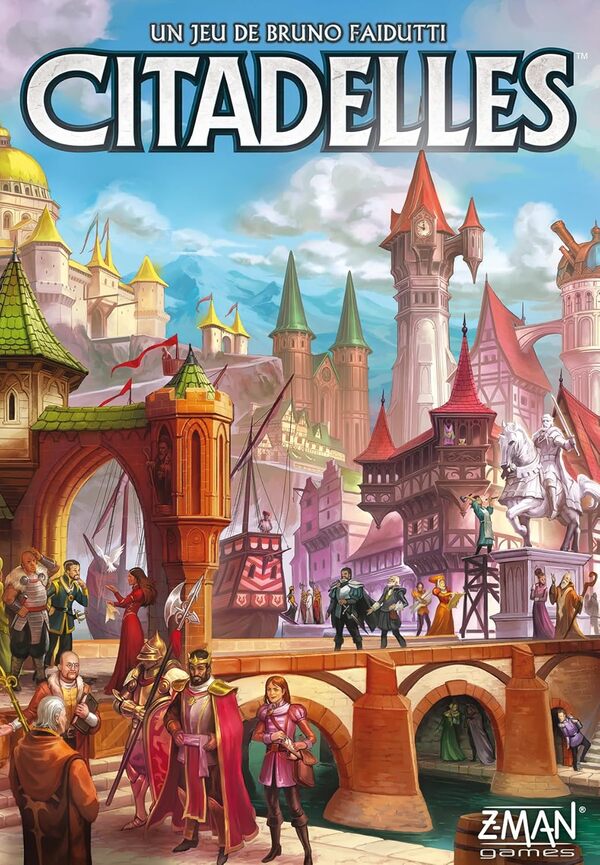 Asmodee - Z-Man Games - Citadelles : 4e Édition - Jeux de société - Jeux de Cartes - Jeux de Bluff et de stratégie - Adultes et Enfants à partir de 10 Ans - 2 à 8 Joueurs - Version française
