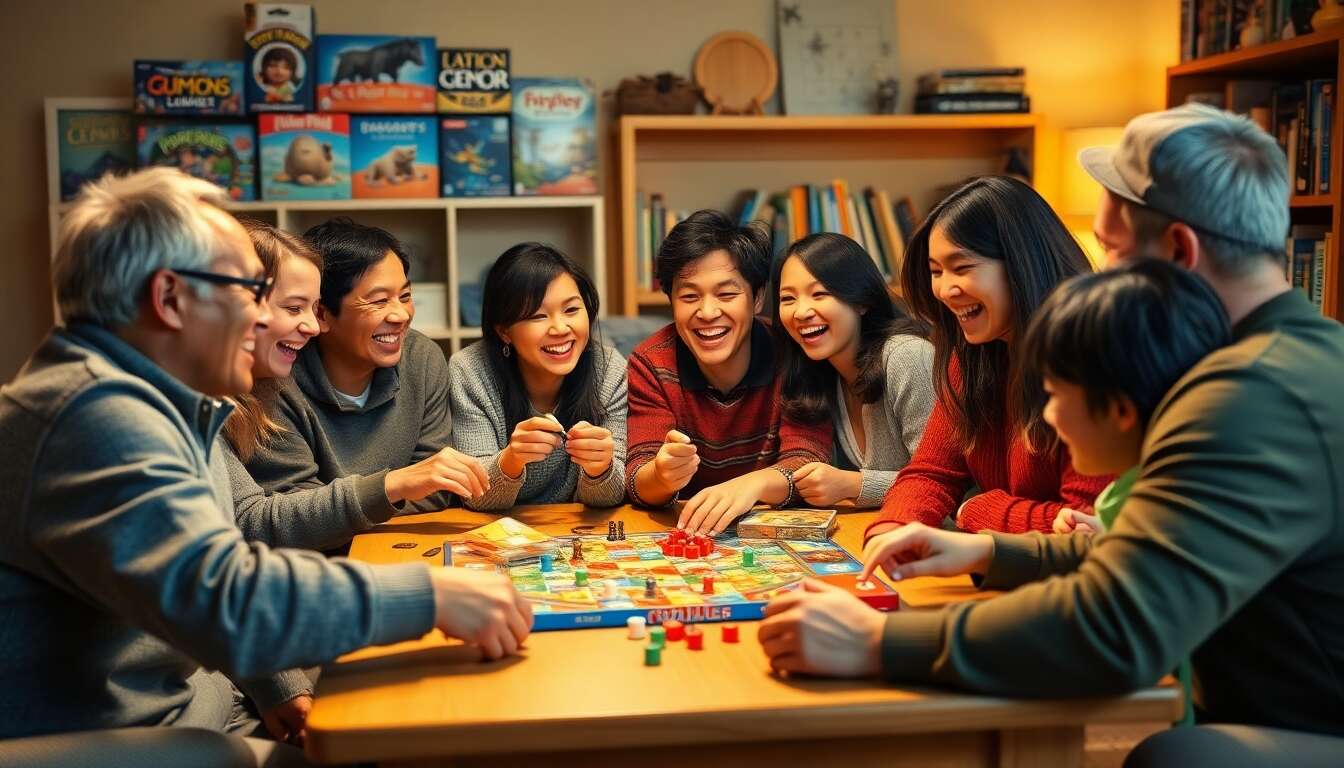Les jeux de société d'ambiance pour toute la famille Les jeux de société d'ambiance pour toute la famille
