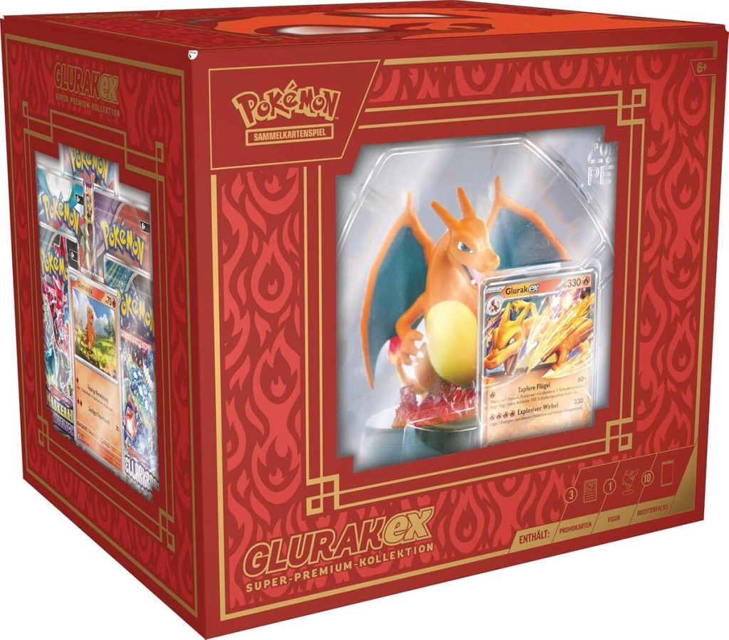 Avis : pokémon super premium Glurak-ex et ses trésors à collectionner
