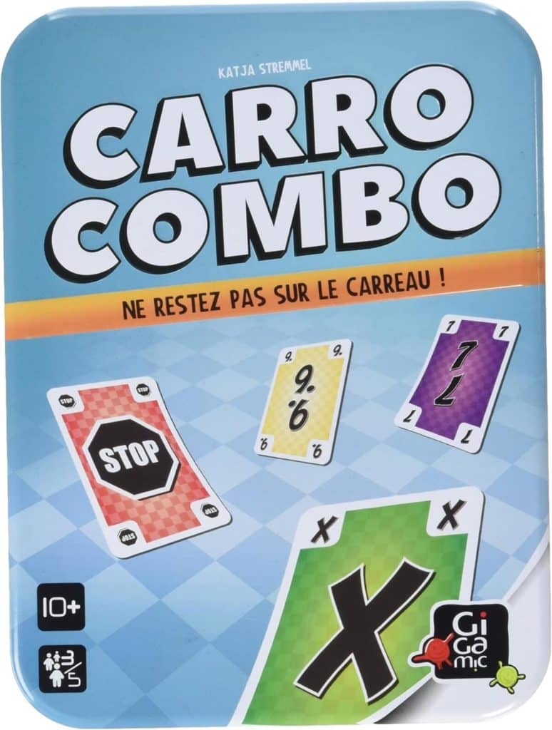 Test du jeu de cartes Gigamic Carro Combo 10+