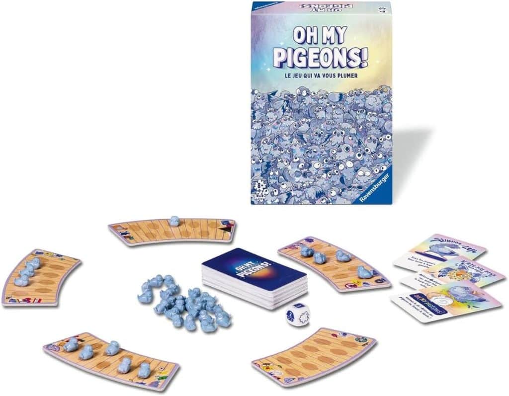 Test : ravensburger Oh My Pigeons - jeu d'ambiance familial