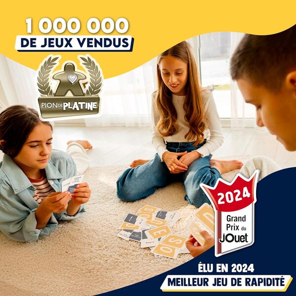 ATM Gaming Speedbac - Jeu de société Famille et Amis - Parfait pour Mettre l'ambiance - 2 à 7 Joueurs - Grand Prix du Jouet 2024