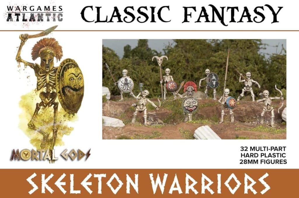 Test des modèles miniatures Squelette Warriors de Classic Fantasy