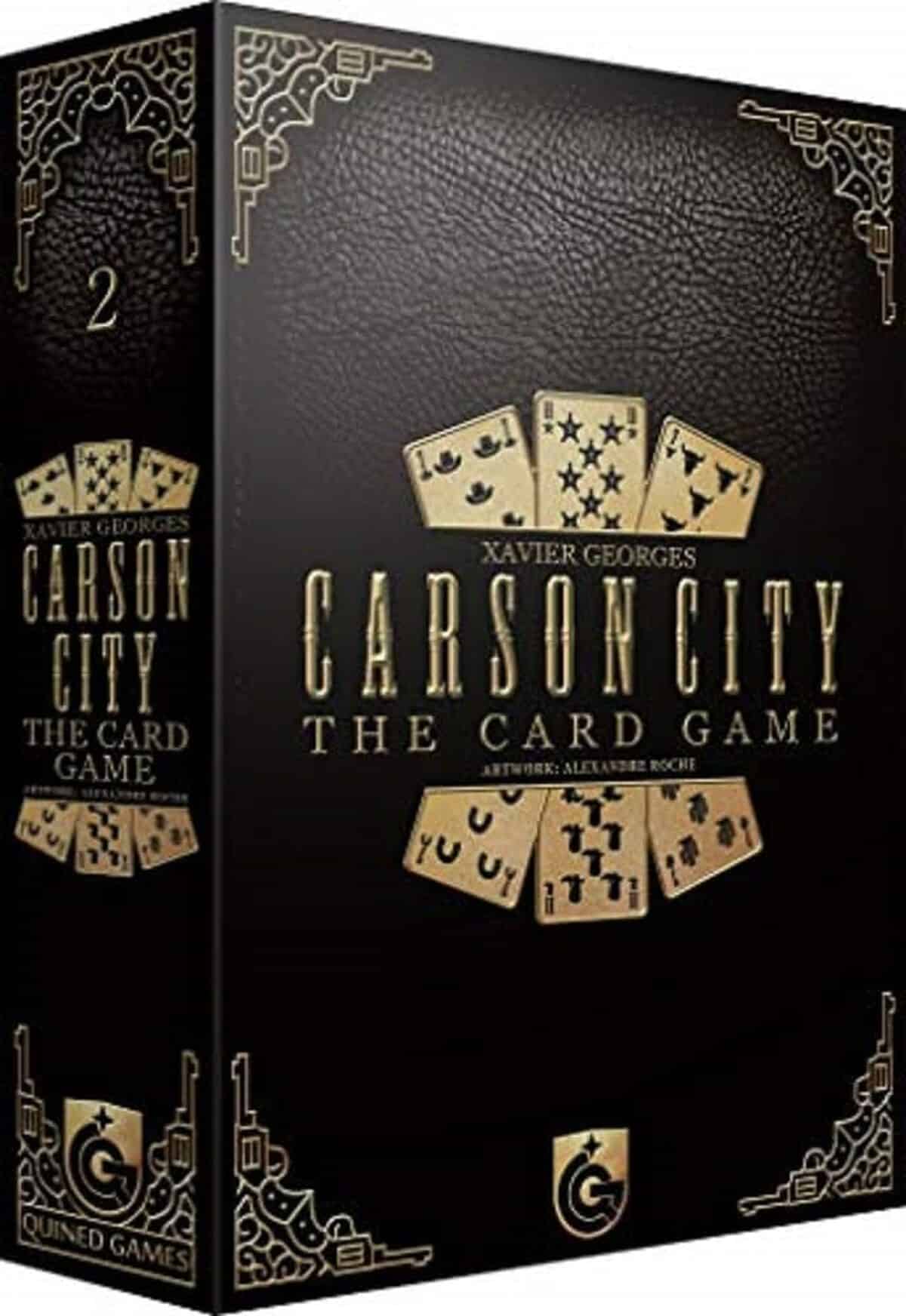 Test du jeu de cartes Carson City par Quined Games