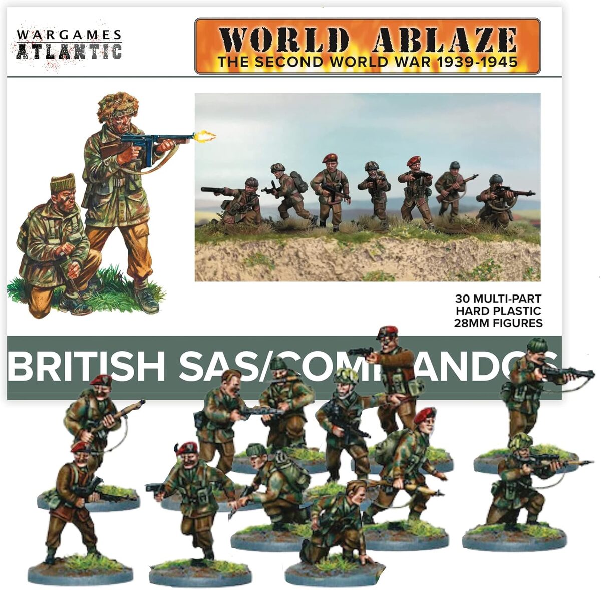 Test : wargames Atlantic World Ablaze British SAS/Commandos