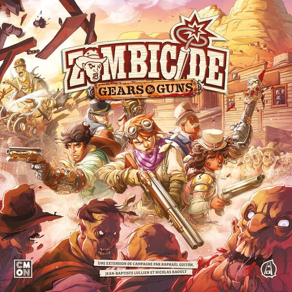 Asmodee Cmon Zombicide Undead Or Alive - Extension : Gear and Guns - Jeux de société - Jeux de Plateau - Jeux de Figurines - Jeu à partir de 14 Ans - 1 à 6 Joueurs - Version française