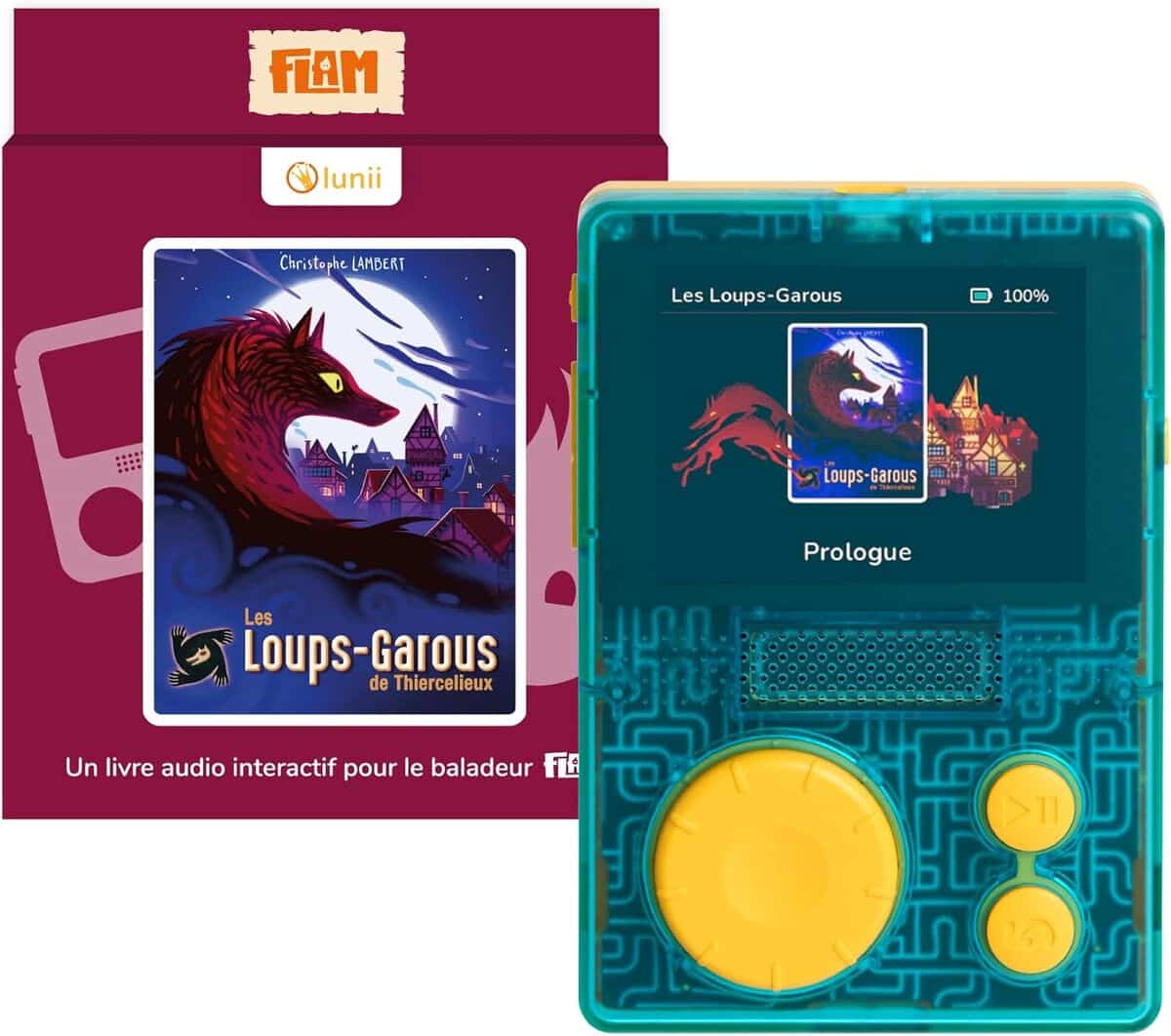 Test : coffret baladeur Lunii FLAM et livres audio interactifs pour enfants