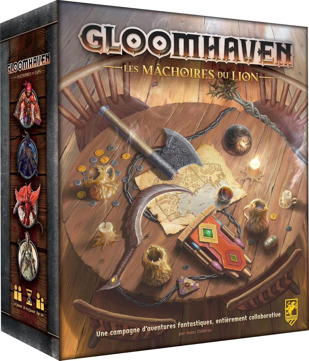 Test du jeu de stratégie Gloomhaven : les Mâchoires du Lion