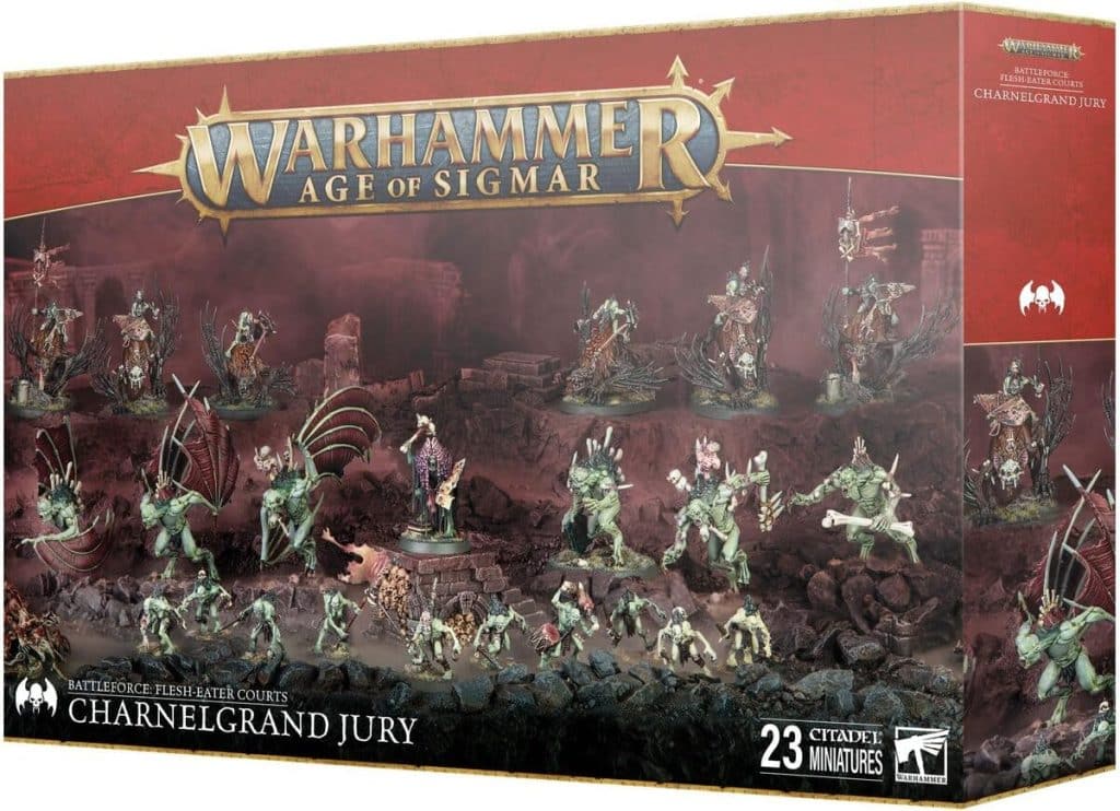 Test de la Battleforce Flesh-Eater Courts : charnelgrand Jury de Games Workshop