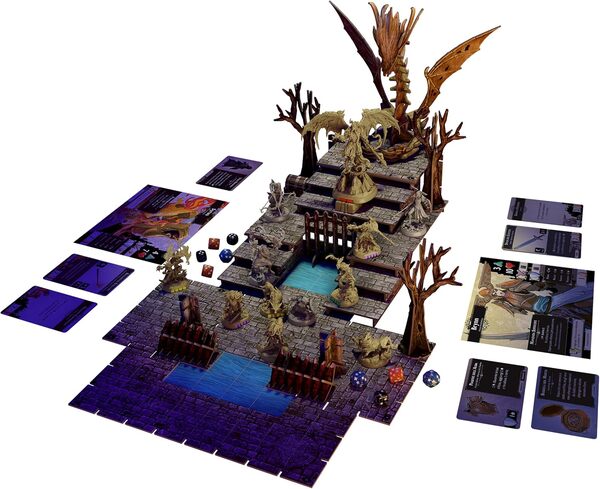 Asmodee - Descent : Légendes des Ténèbres - Jeu de Table avec App, 1-4 Joueurs, 14+ Ans, Edition en Italien