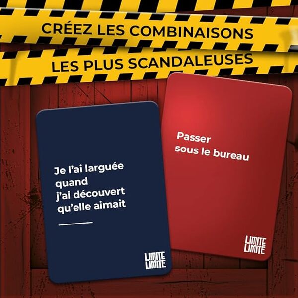 Limite LA Totale - ÉDITION Collector - 800 Cartes - Intégralité des Cartes Limite - Anniversaires Soirées Cadeau - Le Jeu de Société Adultes Ultime Humour Noir