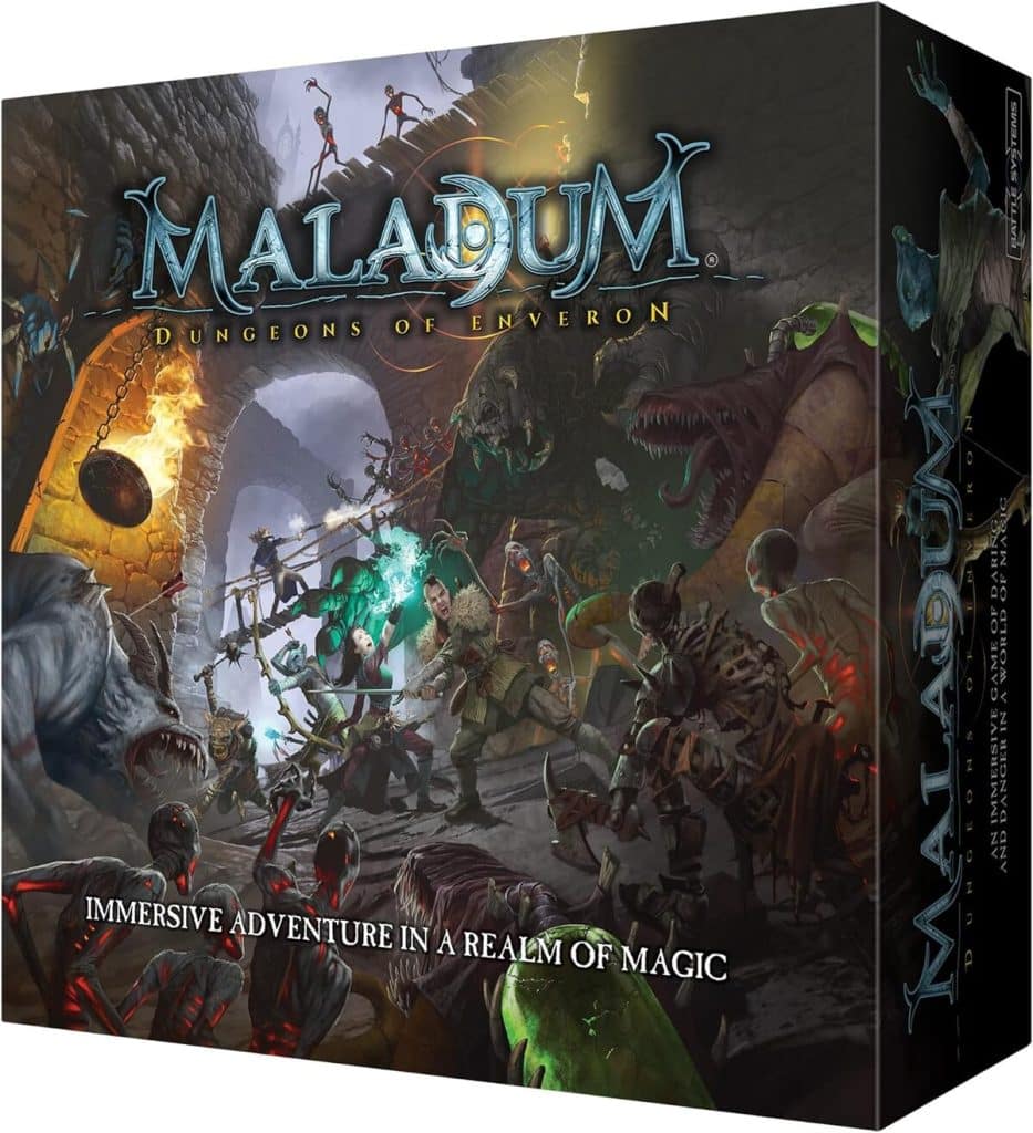 Test du jeu Battle Systems Maladum : donjons d'Enveron pour 1 joueur dès 14 ans