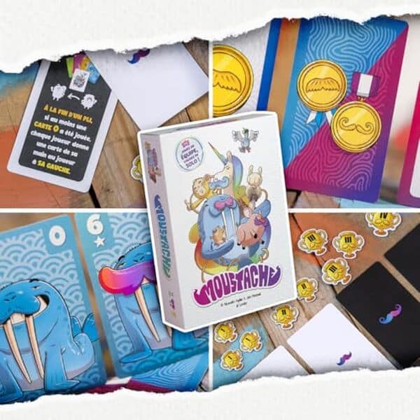 Découvrez notre analyse du jeu de société Moustache de Lumberjacks Studio : immersion, stratégie et divertissement garantis pour toute la famille  !
