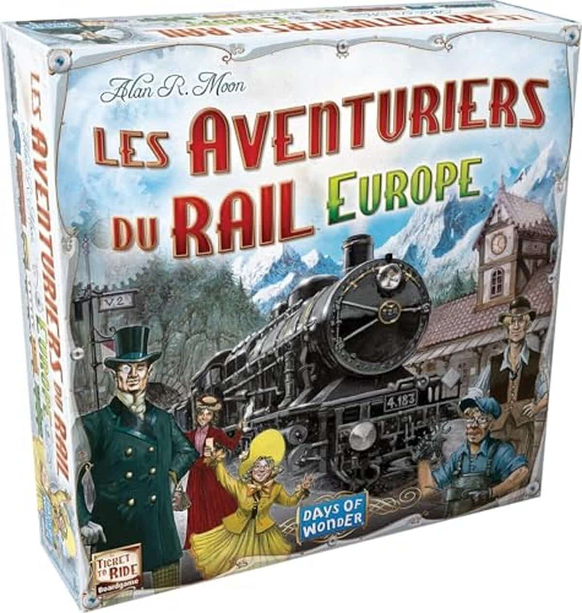 Test du jeu de société aventuriers du rail : europe