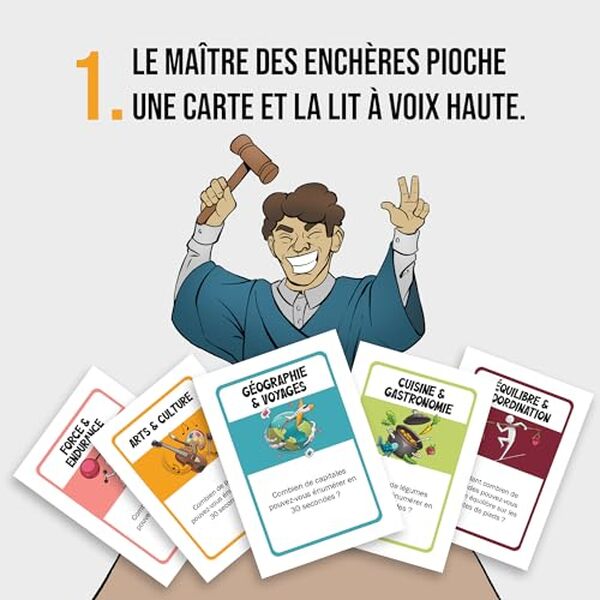 Découvrez notre test du jeu de société Qui Dit Mieux, un univers d'enchères et de fun à partager en famille. Laissez-vous séduire par une expérience ludique et conviviale qui ravira petits et grands.