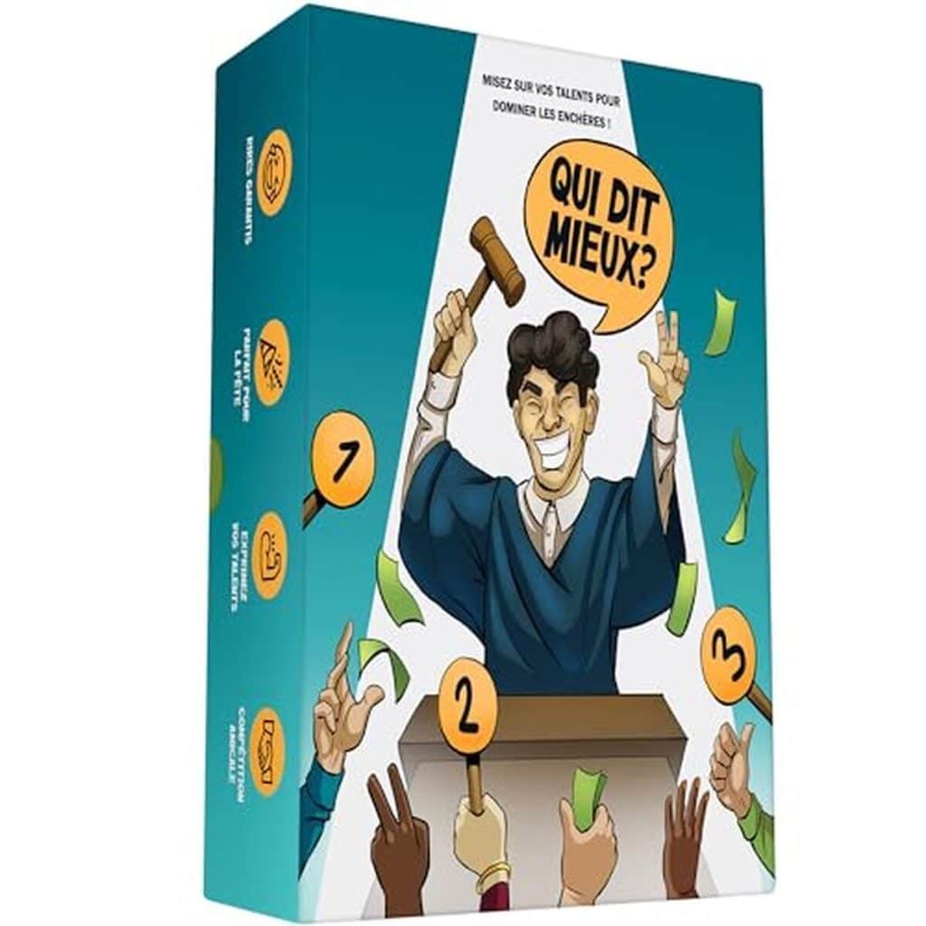Test du jeu de société Qui Dit Mieux : enchères et fun en famille