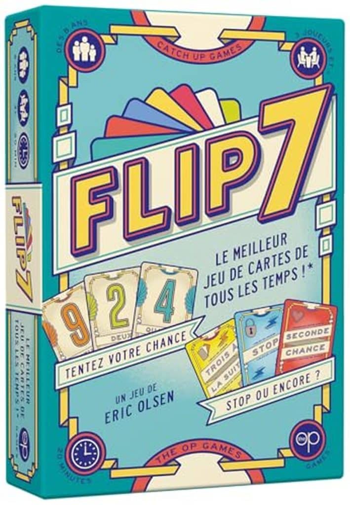 Test : jeu de société Flip 7 de Catch Up Games