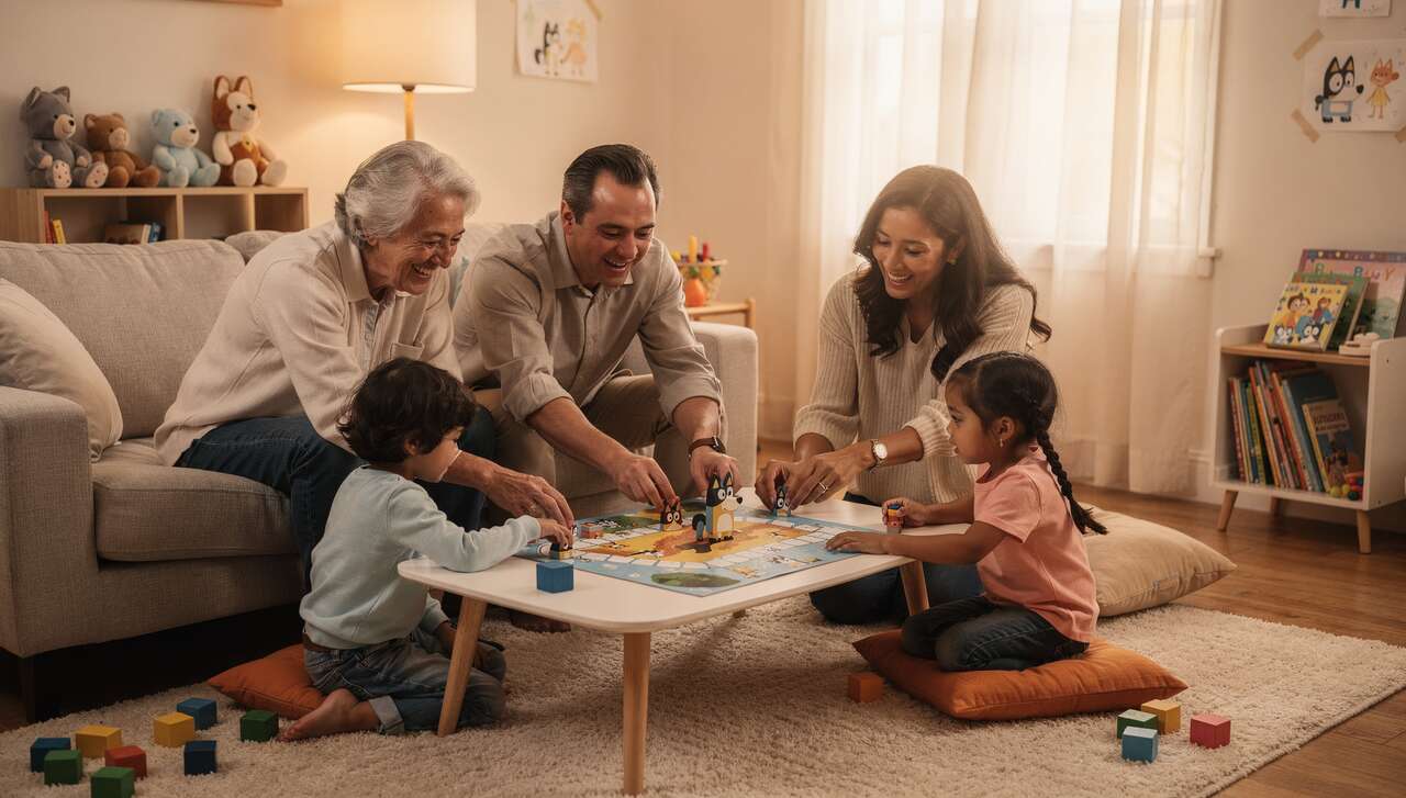 Activités en famille autour de bluey