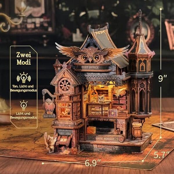 Découvrez notre test complet de la maquette 3D LED Funpola Owl post office : qualité, détails et performance de ce kit de construction miniature.