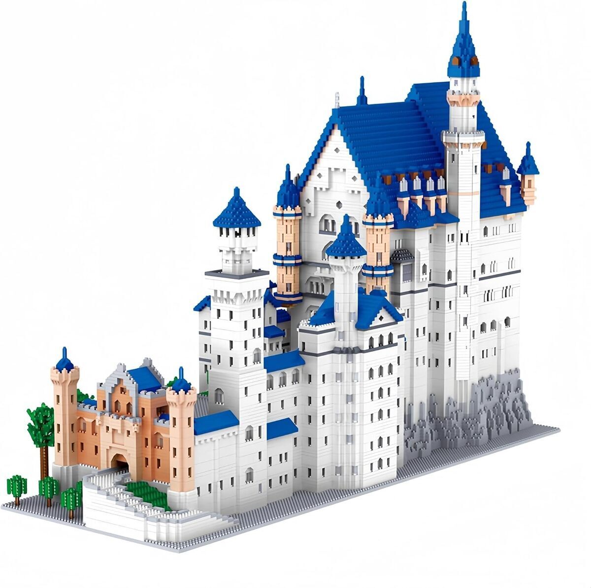 Test du château de cygne micro blocs : défi 3D en 10 000 pièces